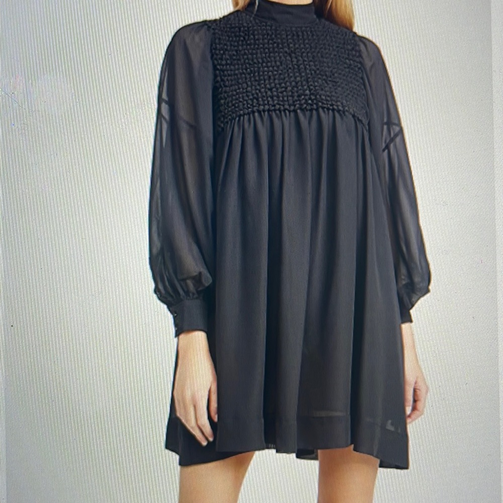 Ganni Chiffon Dress